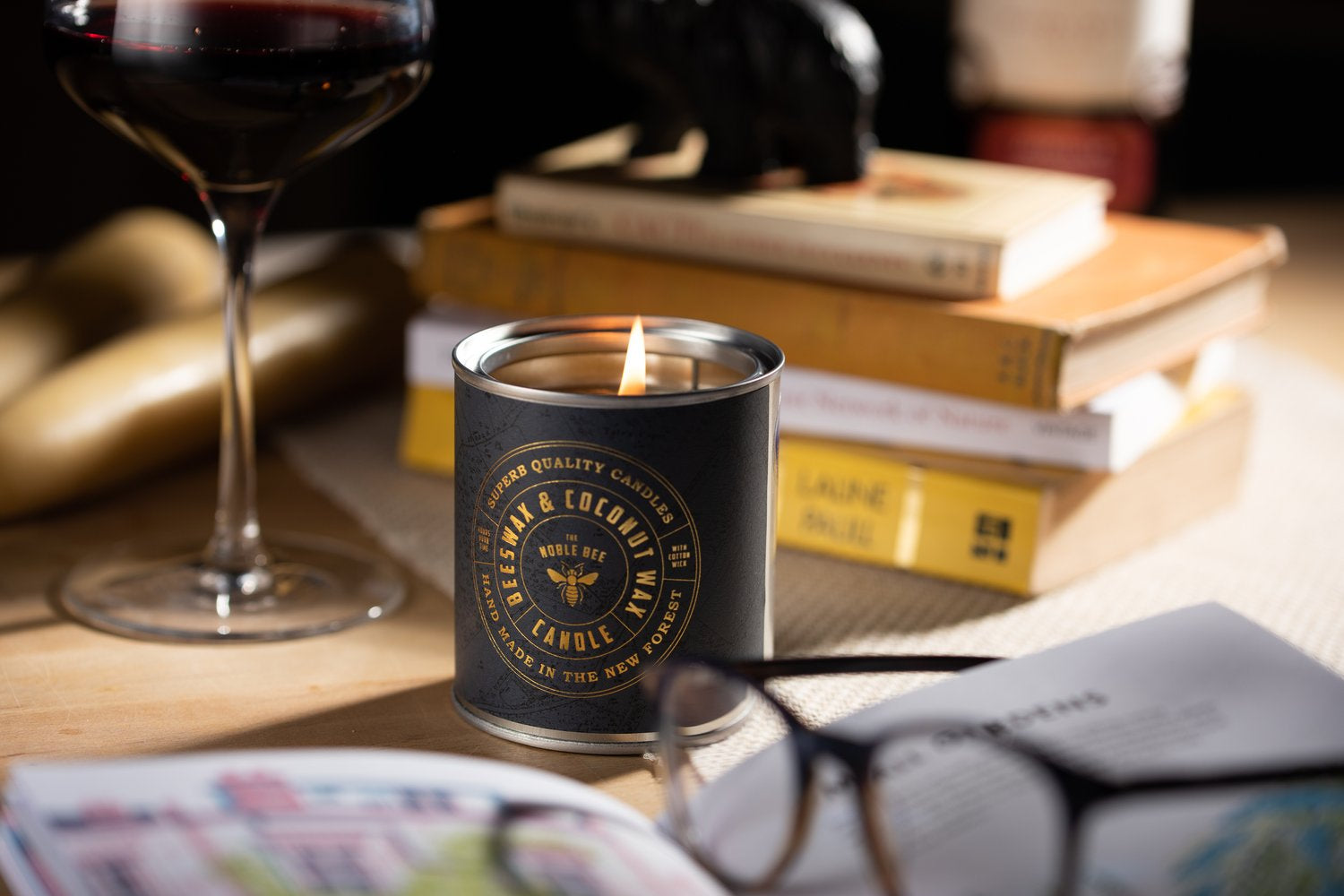 The Noble Bee - Beeswax Candle 'Grandmas Garden'