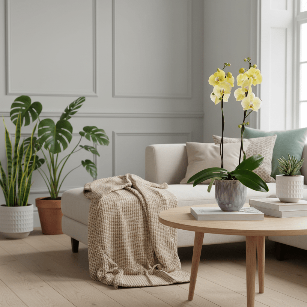 Barton: Large Orchid in Ceramic - Love Orchids