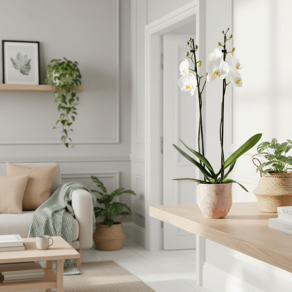 Barton: Large Orchid in Ceramic - Love Orchids