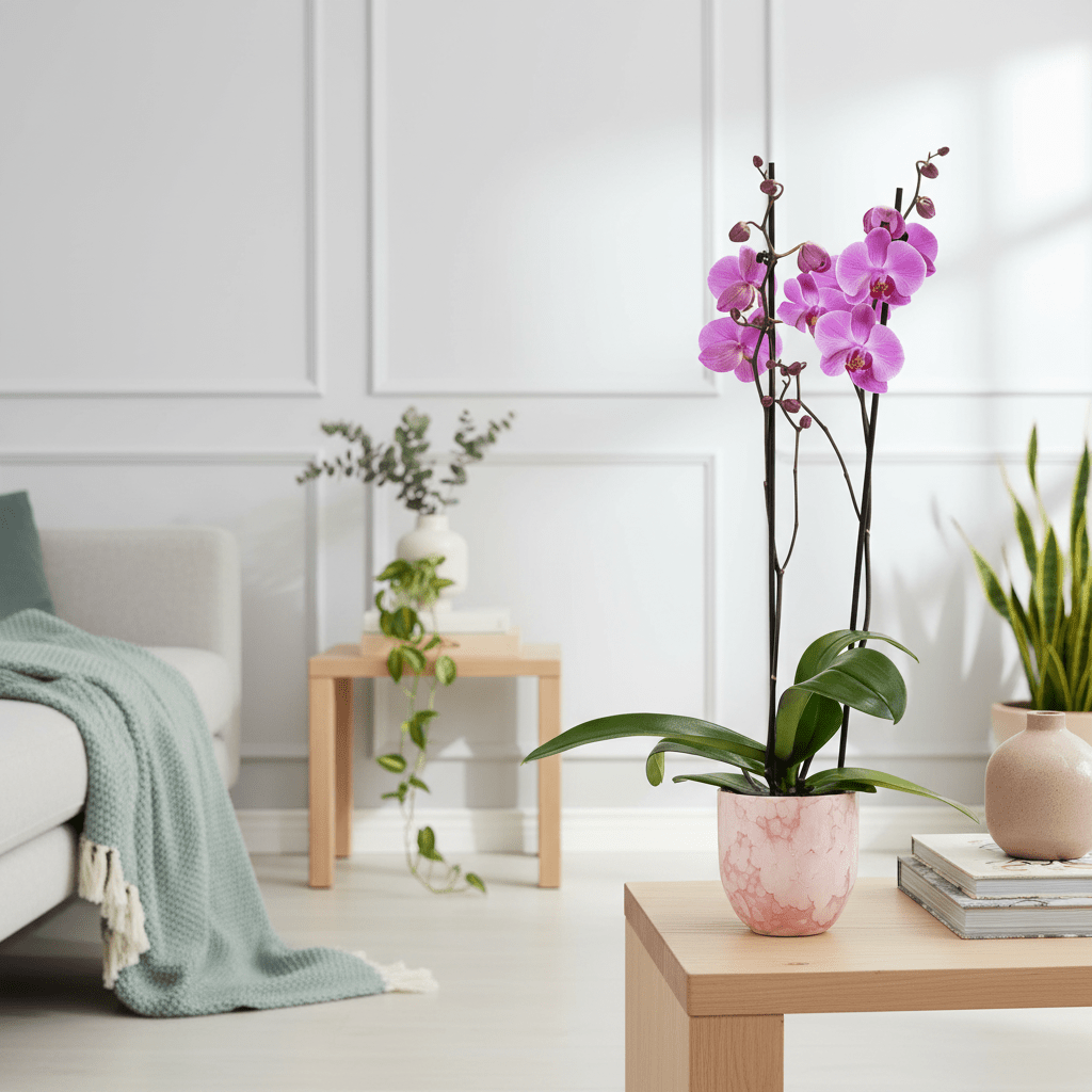 Barton: Large Orchid in Ceramic - Love Orchids