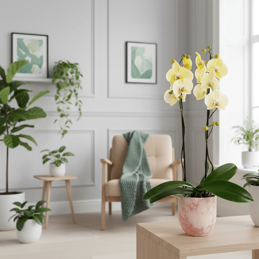 Barton: Large Orchid in Ceramic - Love Orchids