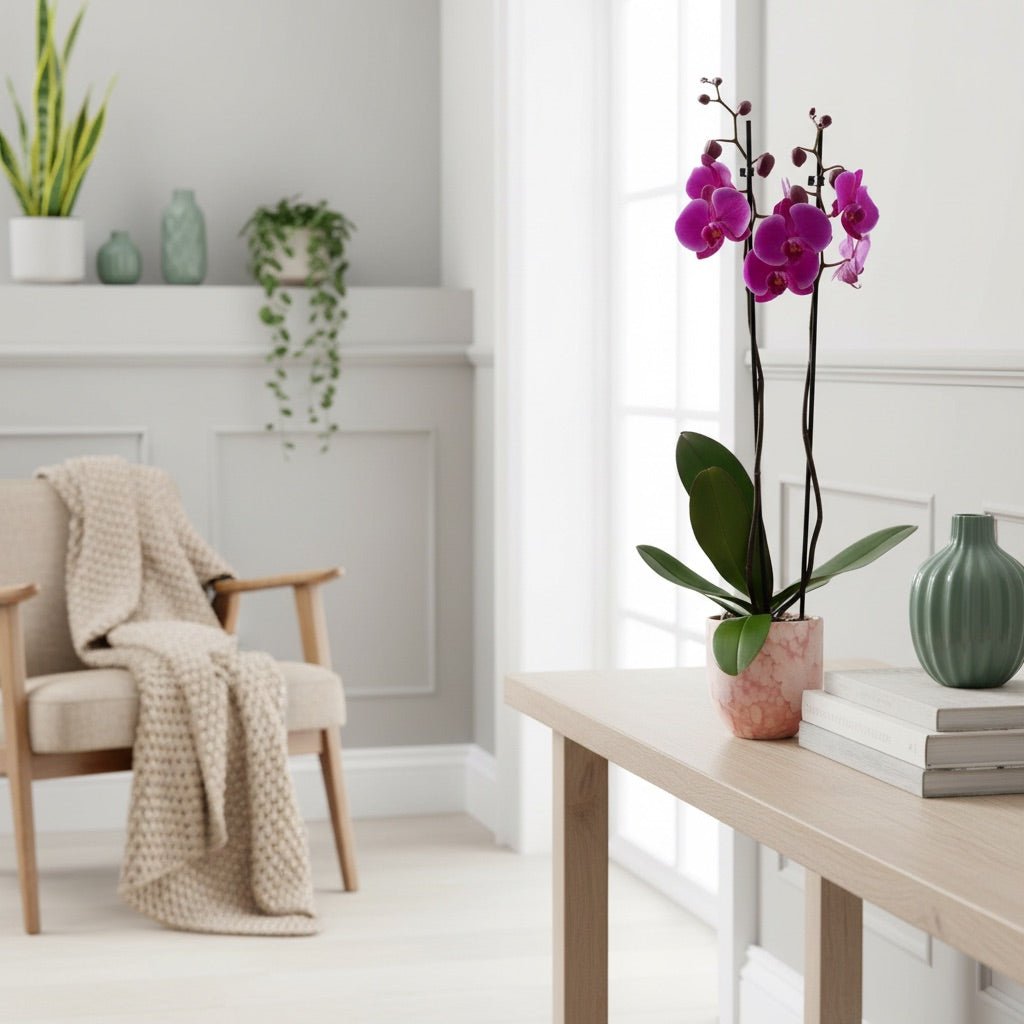 Barton: Large Orchid in Ceramic - Love Orchids