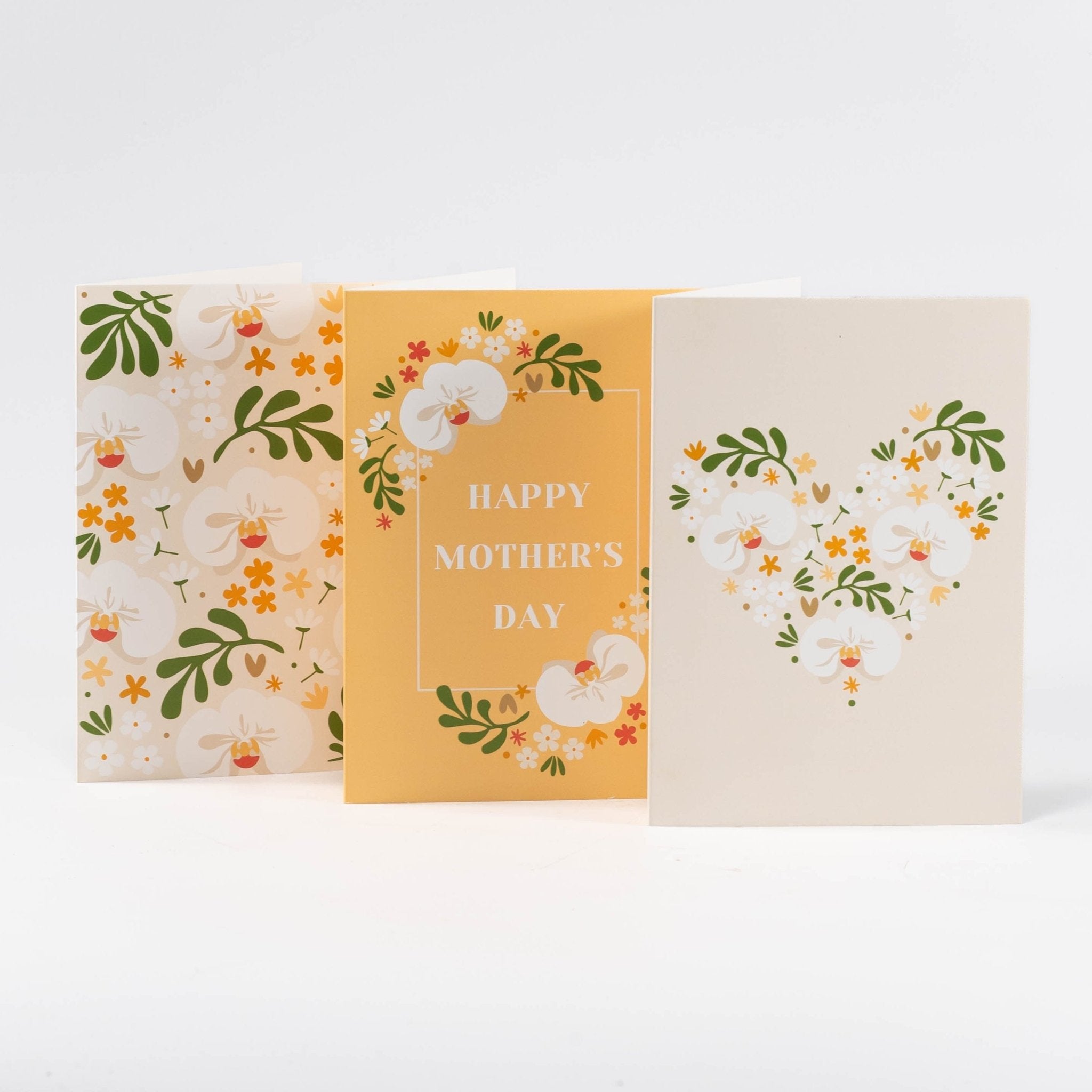 Personalised Greetings Card - Love Orchids