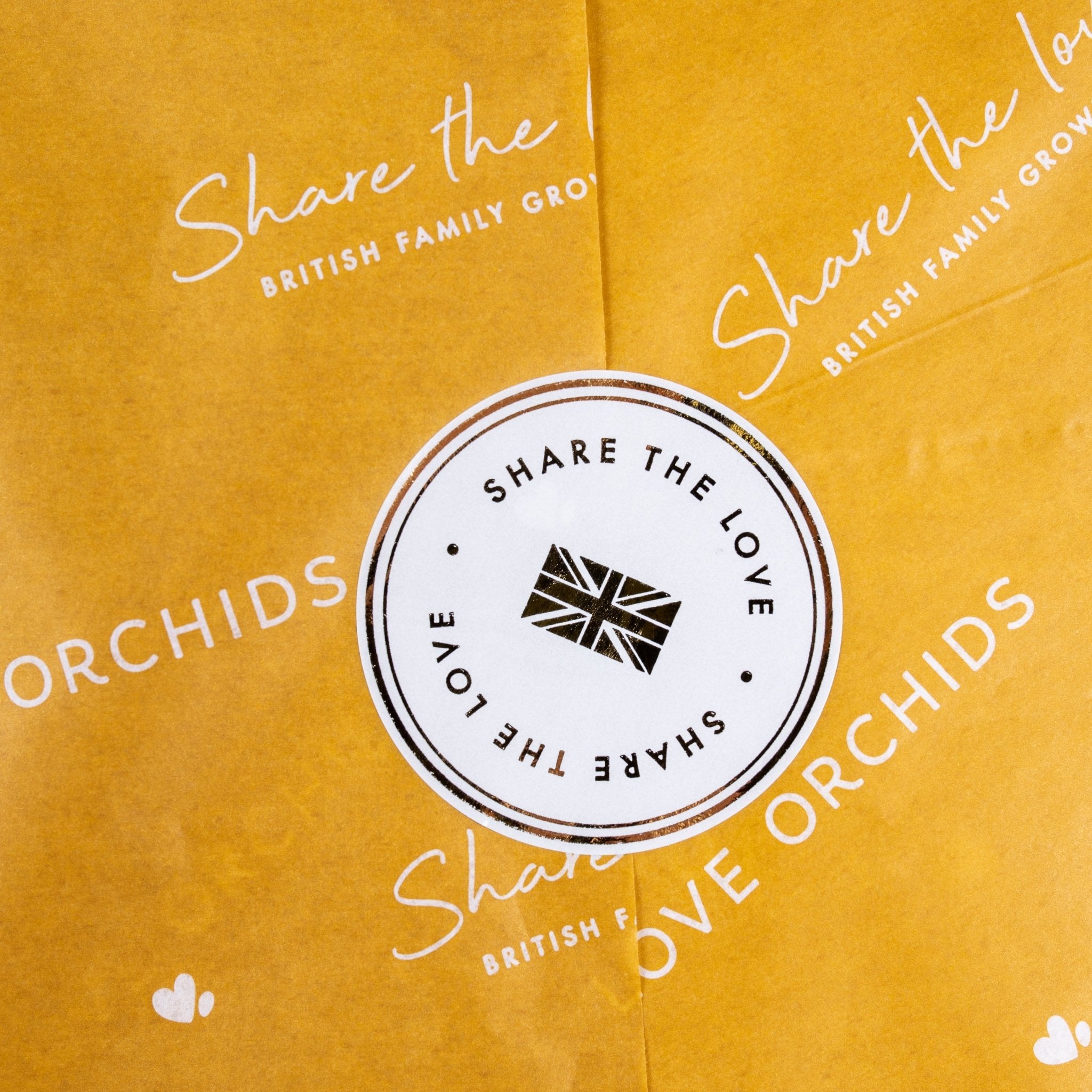 Gift Wrapping - Love Orchids